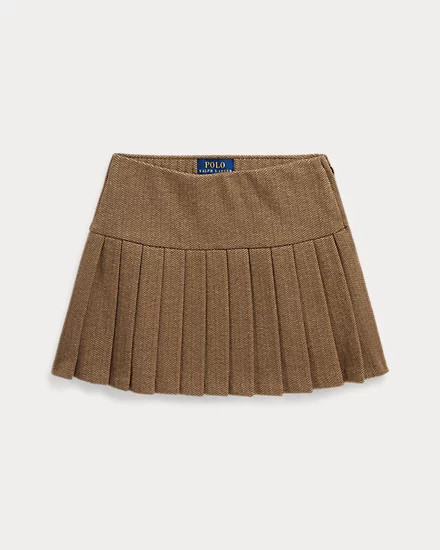 Pleated Herringbone Skirt | Ralph Lauren (UK)