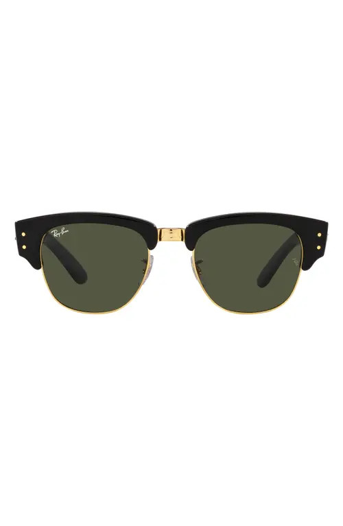 Ray-Ban Mega Clubmaster 50mm Square Sunglasses in Black at Nordstrom | Nordstrom