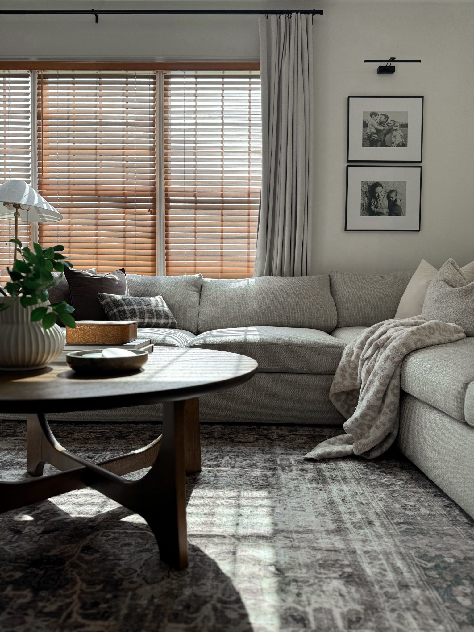 Neutral cozy living room. Kid friendly living room. 

I have the Lounge Deep Sectional in Taft Cement and it’s such a beautiful, neutral color! It’s a mix of beige and gray and doesn’t pull in either direction too much. 

Sectional couch, round coffee table decor, studio McGee decor, affordable living room decorr

#LTKHome