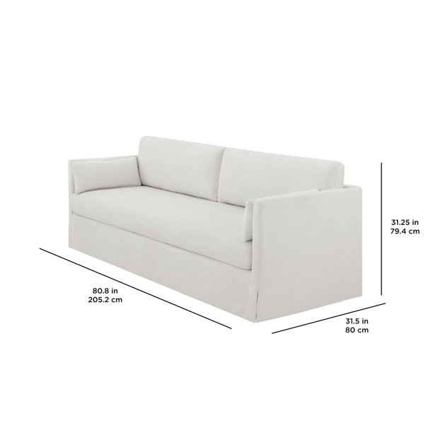 Better Homes & Gardens Waylen Slipcover Sofa, Cream, by Dave & Jenny Marrs - Walmart.com | Walmart (US)