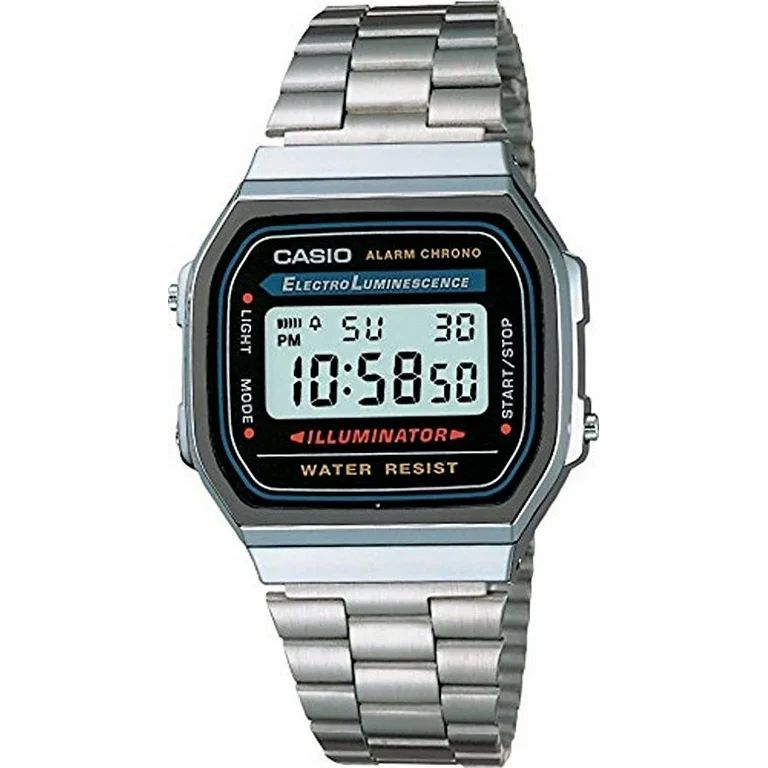 Casio Men's Classic Digital Illuminator Watch A168WA-1 | Walmart (US)