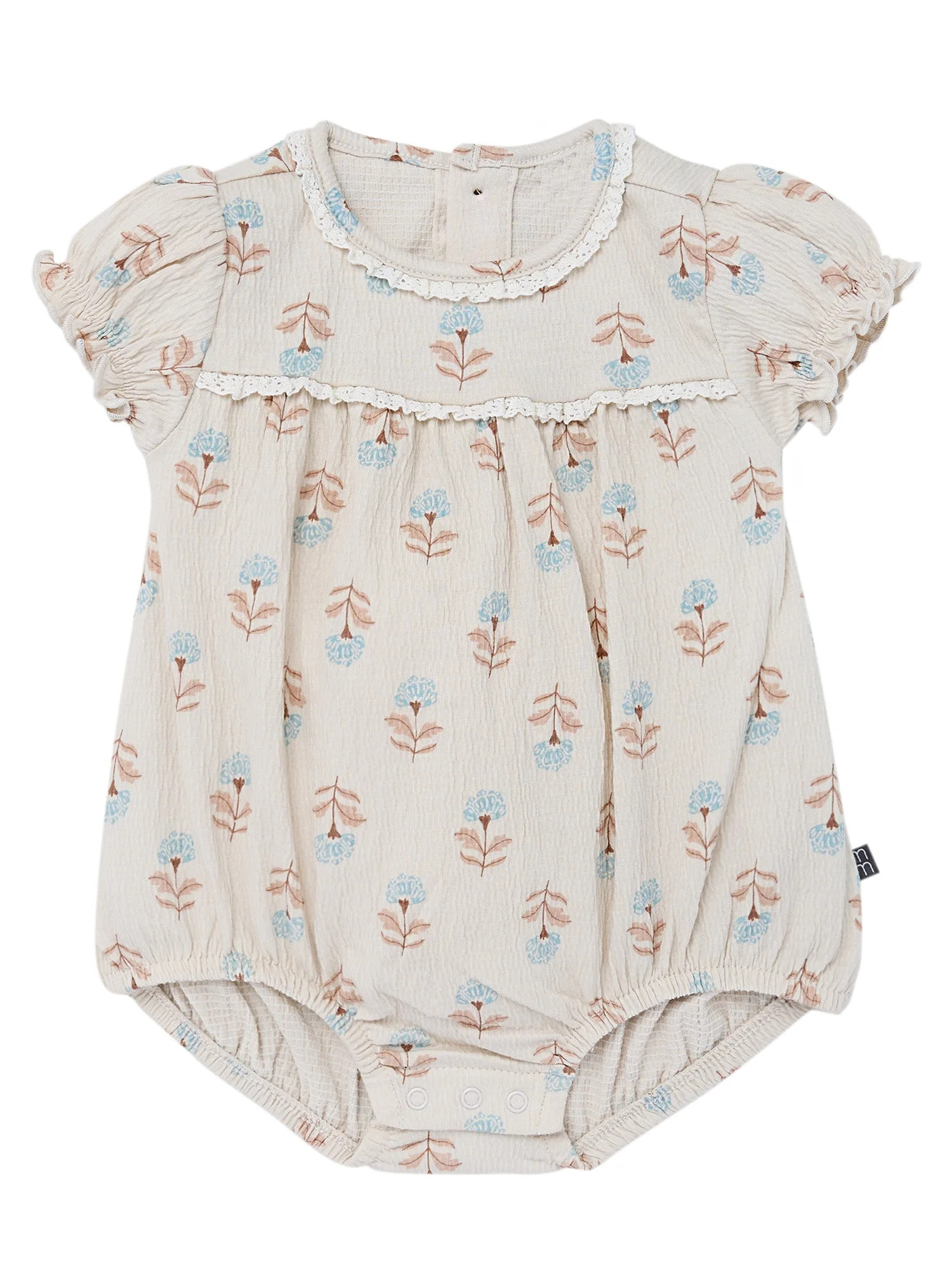 Modern Moments by Gerber Baby Girl Bubble Romper, Sizes 0/3 Months - 24 Months - Walmart.com | Walmart (US)