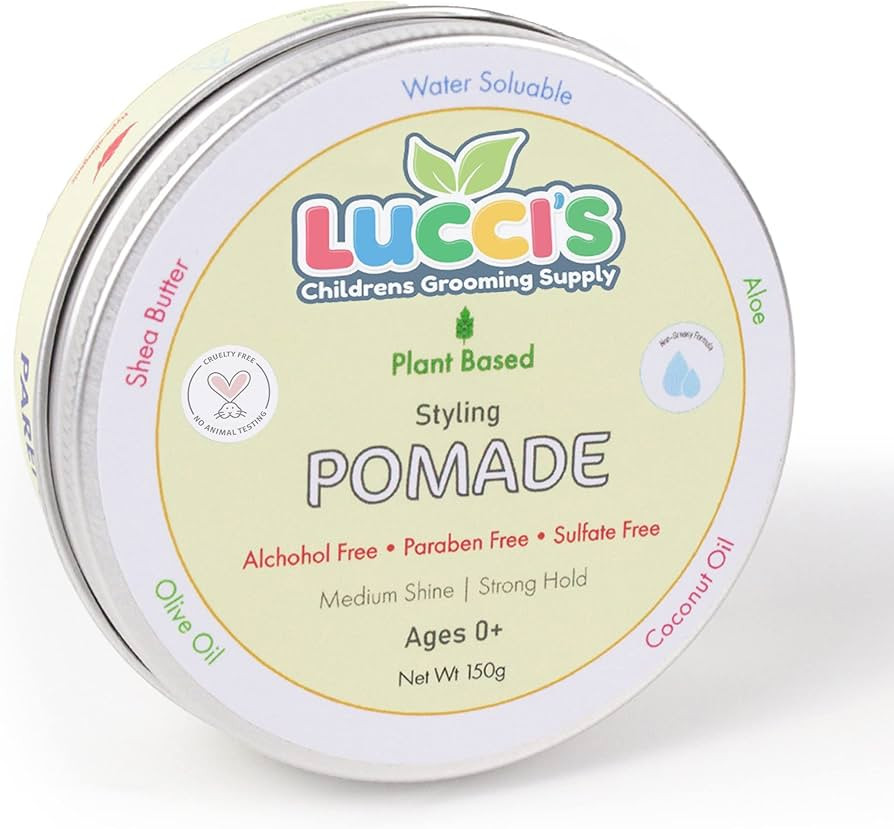 LUCCI’S CHILDRENS GROOMING SUPPLY Baby Hair Gel – 5oz Plant-Based Styling Hair Pomade for Inf... | Amazon (US)