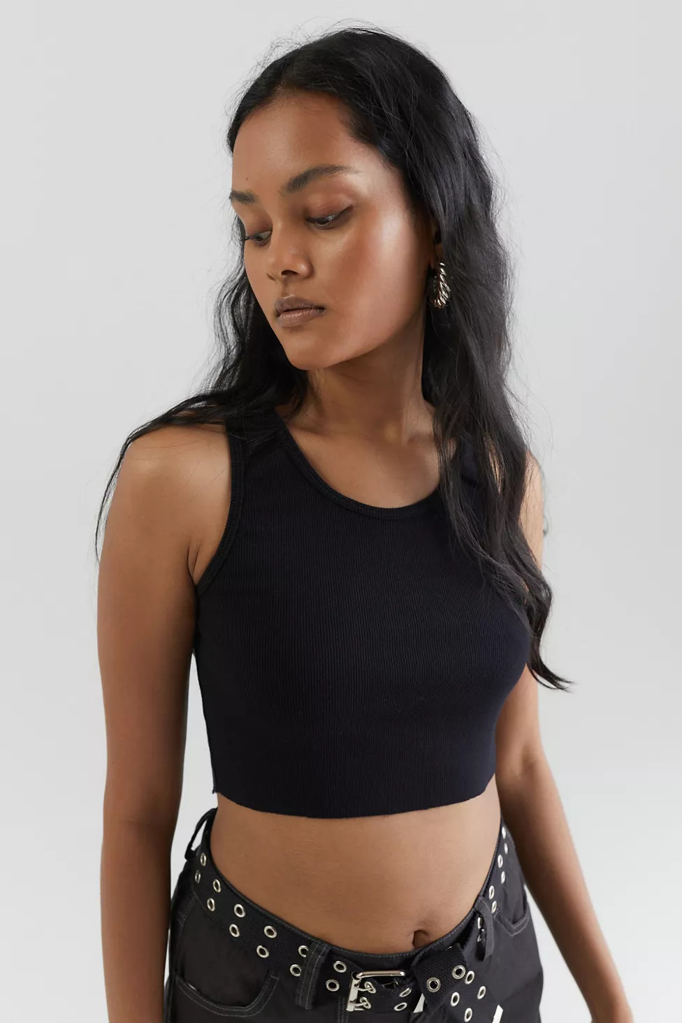 Urban Renewal Remnants Raw Cropped Tank Top | Urban Outfitters (US and RoW)