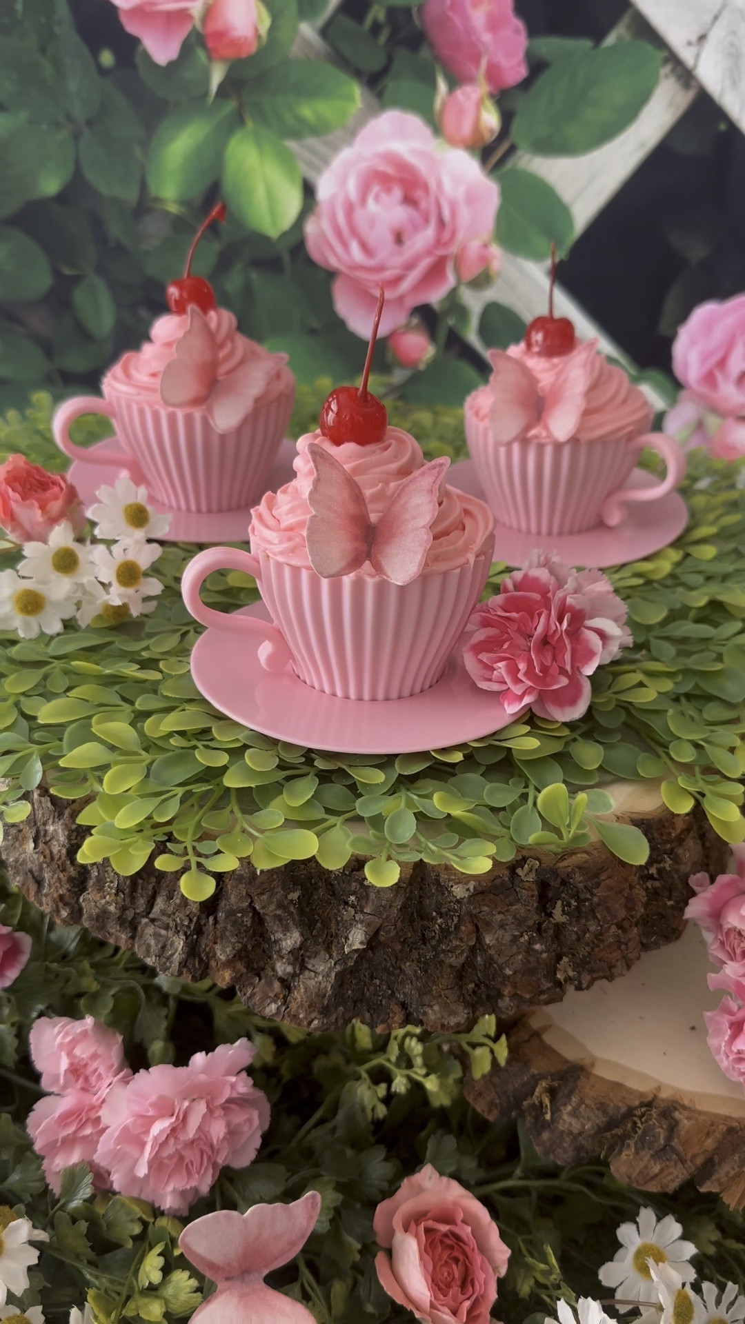 Elevate your next tea party or celebrate mom this Mother’s Day with these adorable teacup cupcakes topped with cherries and edible butterflies!

#LTKunder50 #LTKSeasonal