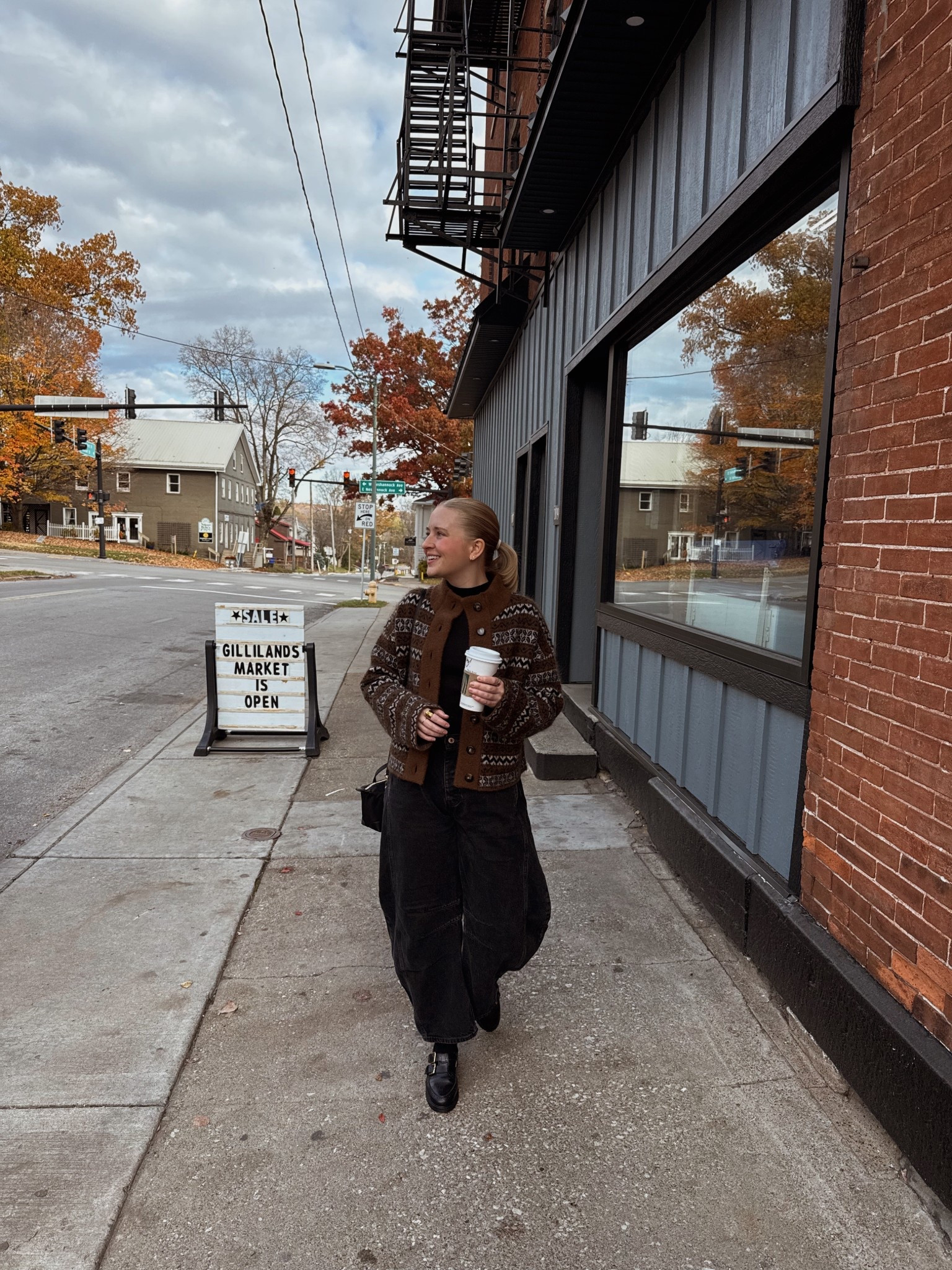 Cozy autumn mornings 🤎 this sweater has been on my wishlist forever 

#LTKStyleTip #LTKSeasonal