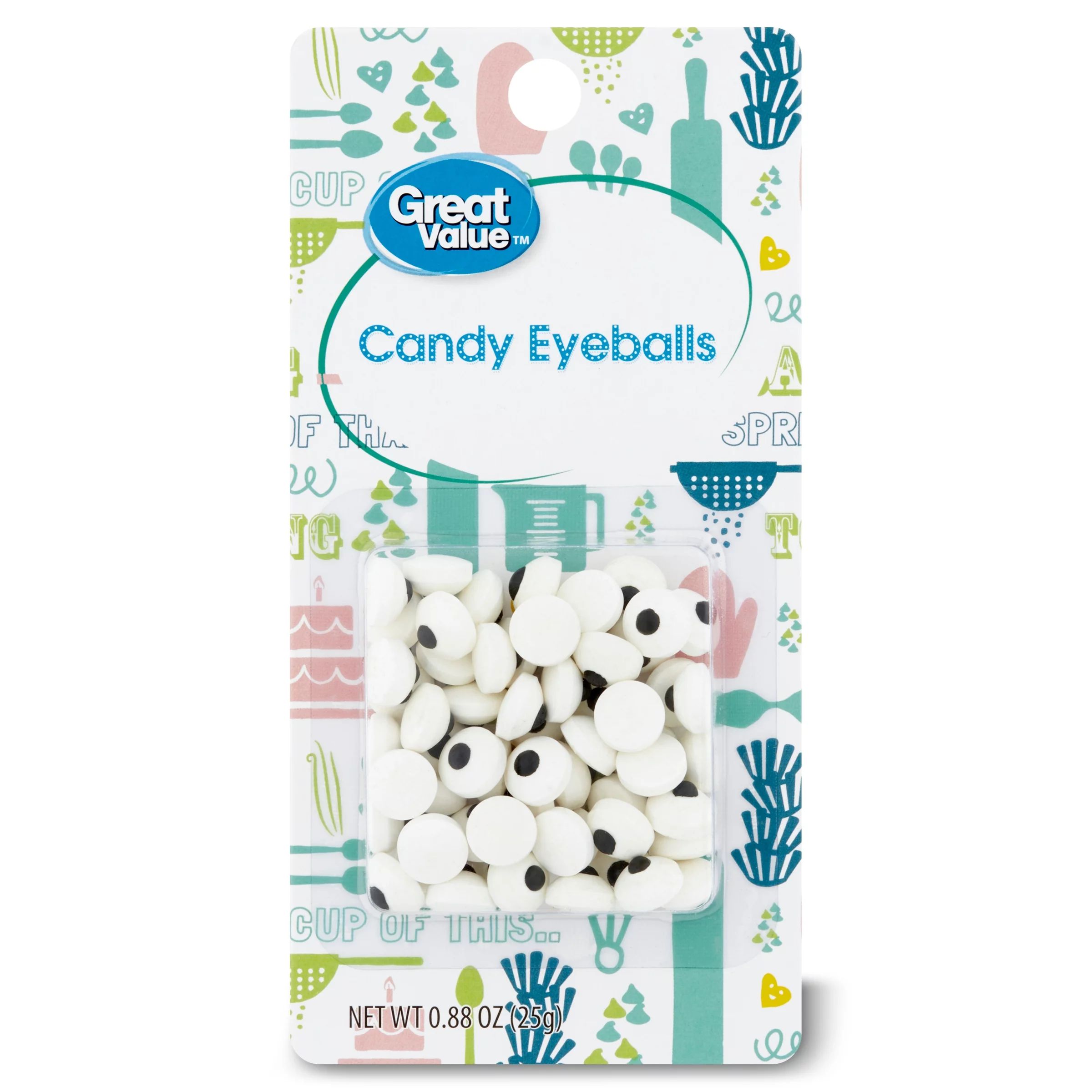 Great Value Candy Eyeballs, 0.88 oz - Walmart.com | Walmart (US)