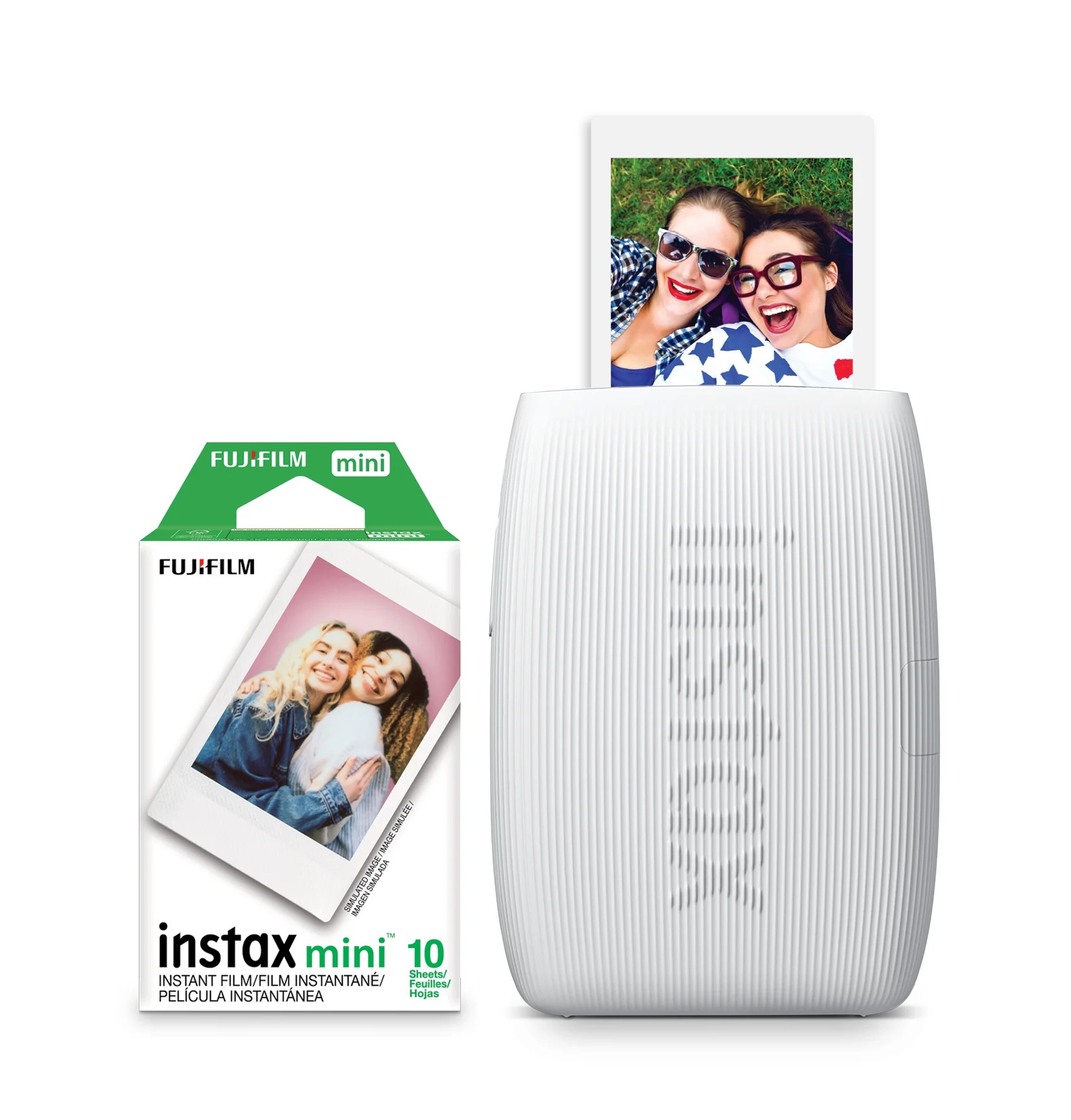 Fujifilm instax Mini Link 3 Smartphone Wireless Printer with 10 pack Film, Clay White (Value Pack... | Walmart (US)