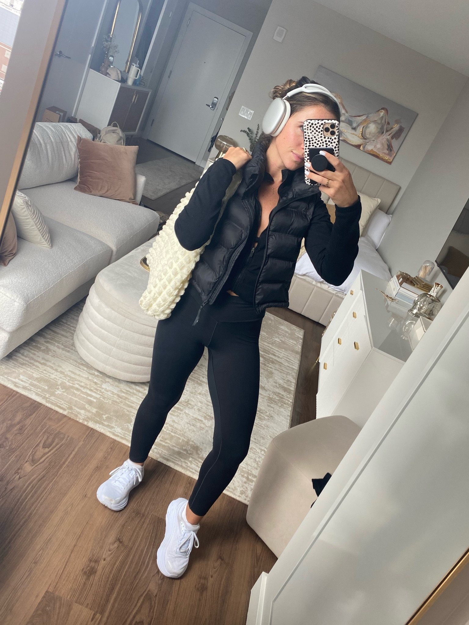 linked some cute black cropped puffer vests for fall 🖤 this beige bubble tote is so adorable for running errands

#LTKstyletip