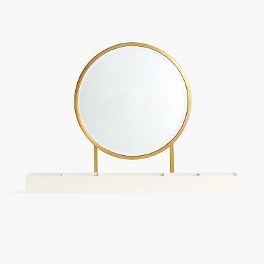 Blaire Mirror Vanity Desk Hutch | Pottery Barn Teen