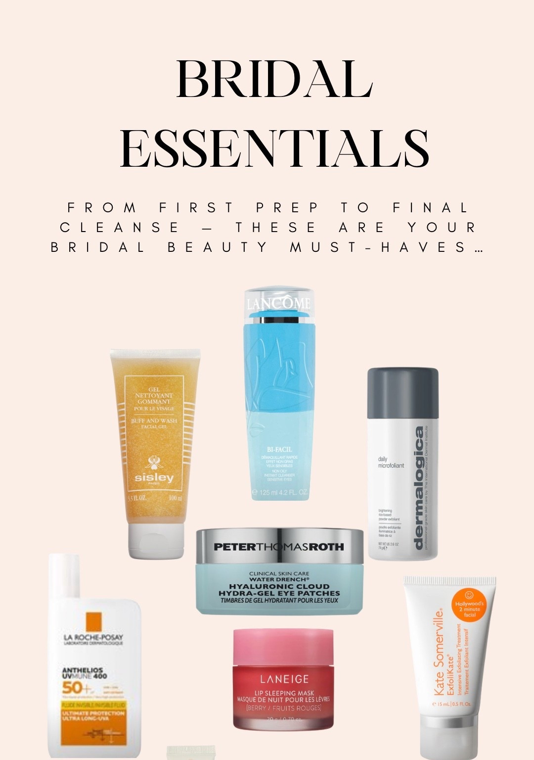 My top must-have products for any bride-to-be — from skincare prep to touch-ups, right through to removing it all at the end of the night. These are the essentials no bride should be without.

#LTKluxury #LTKbeauty #LTKwedding