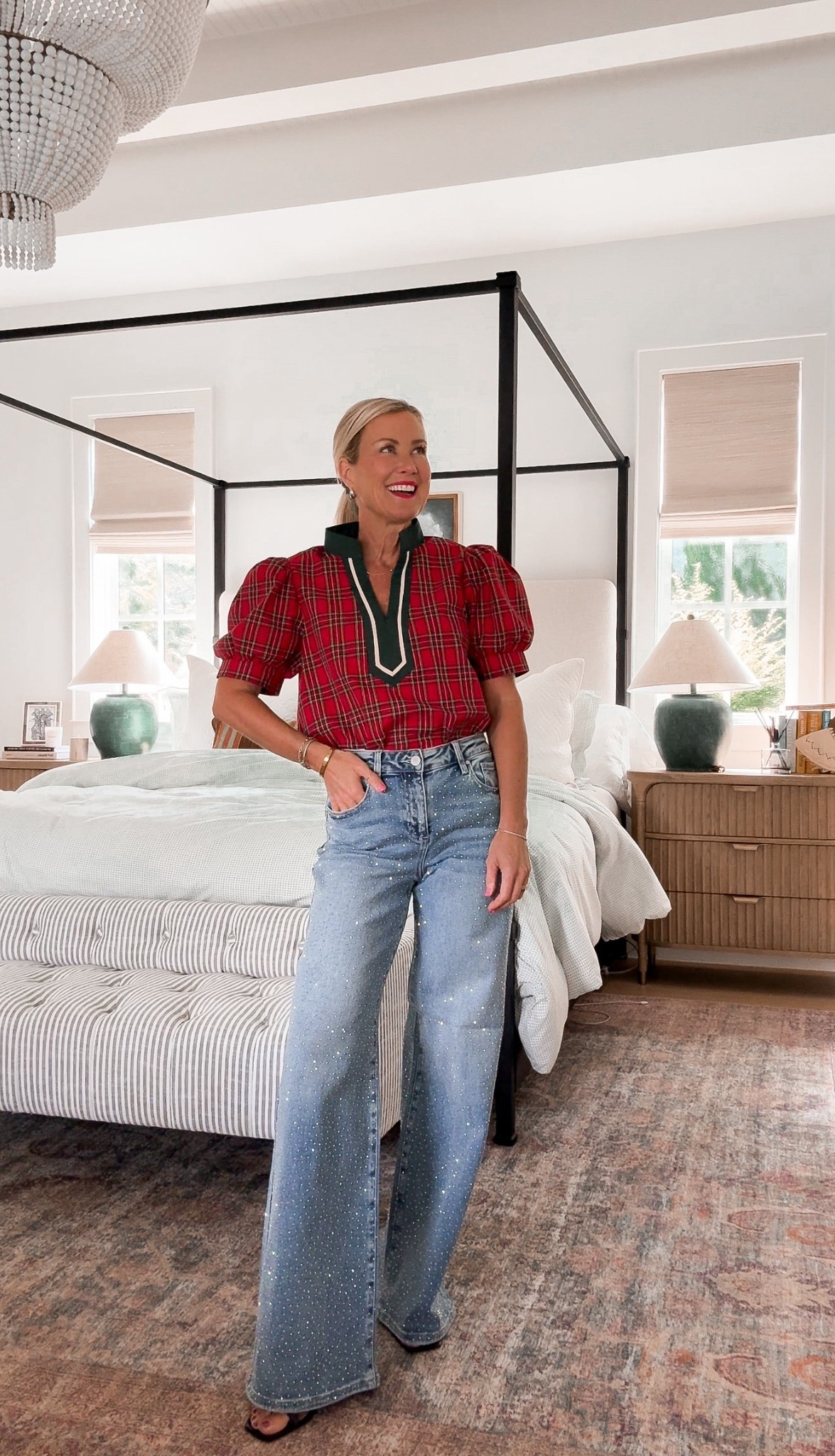 Jeans: 25 (size down!!!)
Top: XS

#LTKSeasonal #LTKStyleTip #LTKOver40