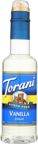 Torani Sugar Free Syrup, Vanilla 12.7 Ounce (Pack of 4) | Amazon (US)