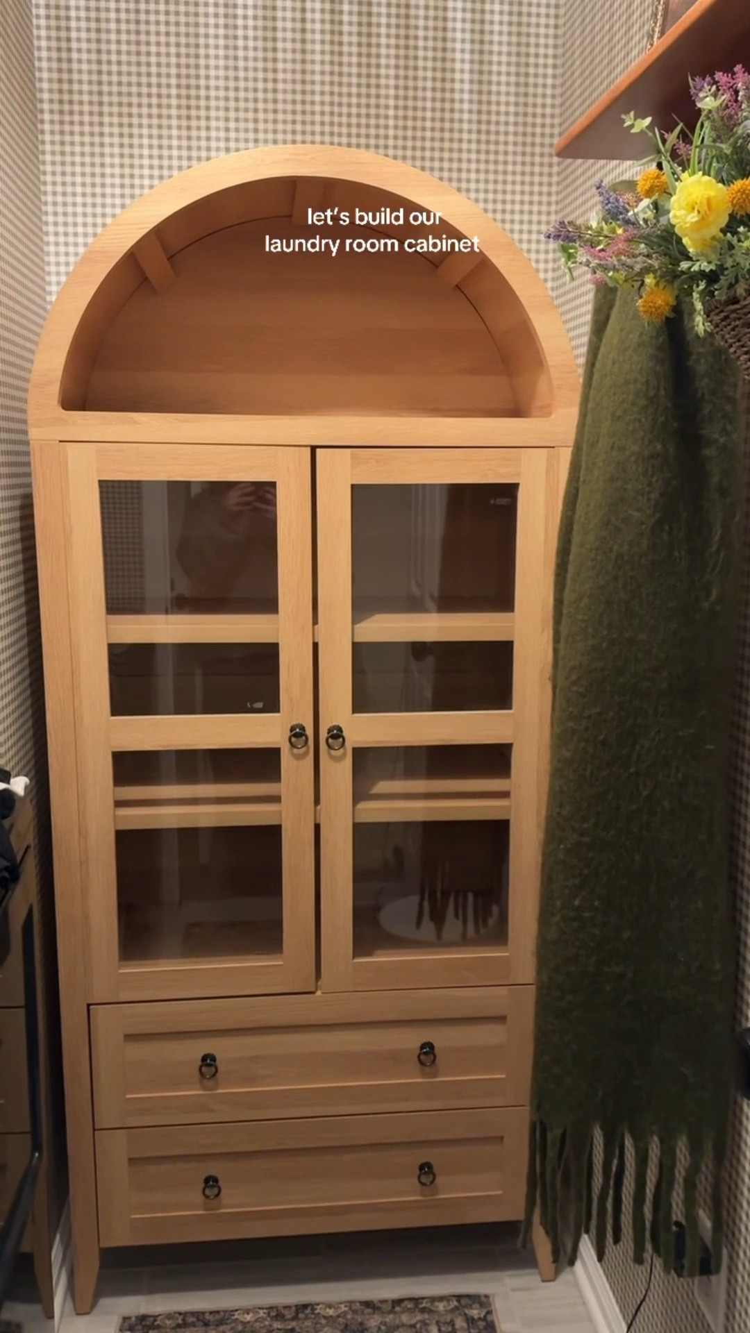 a beautiful arched cabinet for under $150!✨🌷🧺

#LTKHome