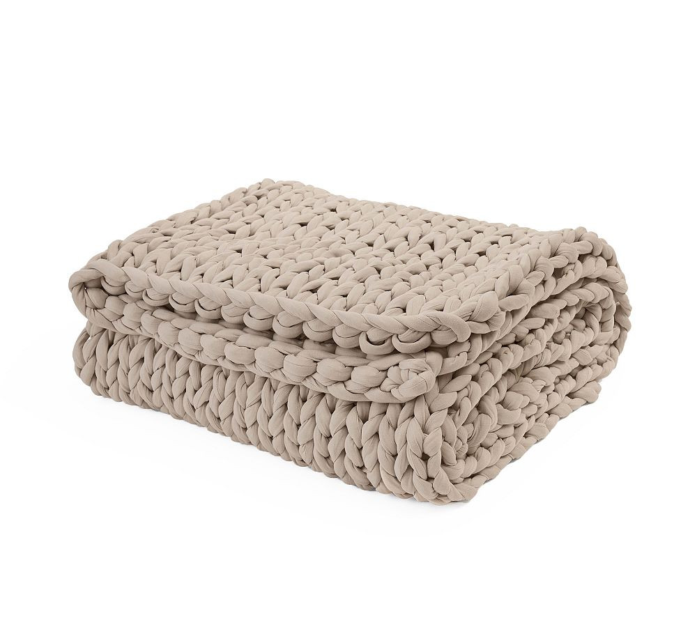 Bearaby Organic Cotton Napper Weighted Blanket | Pottery Barn (US)