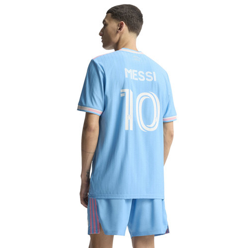 adidas Mens Lionel Messi adidas Inter Miami 3 Authentic Jersey-Messi - Mens Semi Blue Burst/Blue Size S | Champs Sports