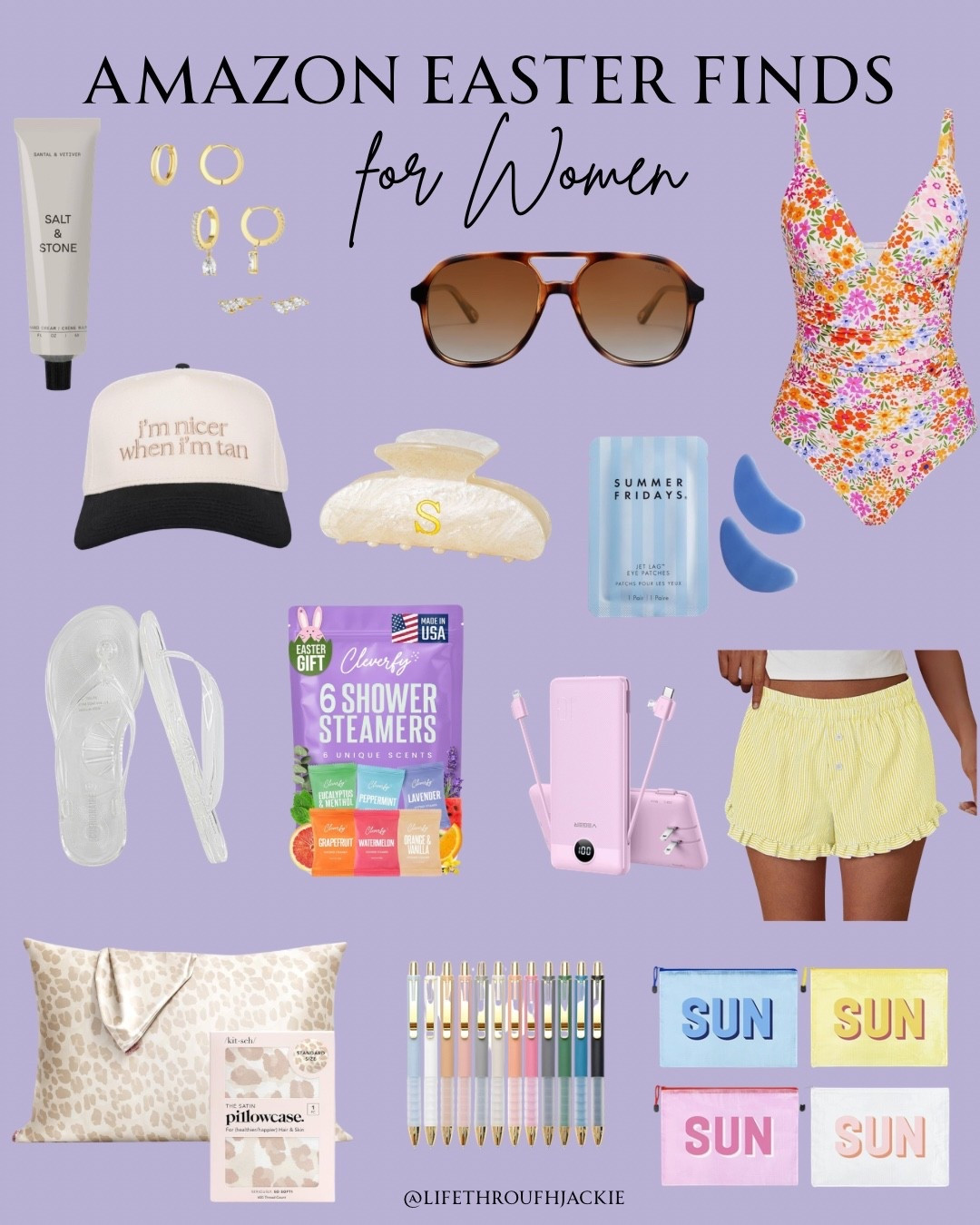 Amazon Easter Basket Finds for Her💜
@amazonfindsandfashion 
#easterfinds #amazonfinds #easterfindsforher #springfinds #selfcare #easterideas #giftideas #LTKOver50 #momover50

#LTKSwim #LTKBeauty #LTKselfcare