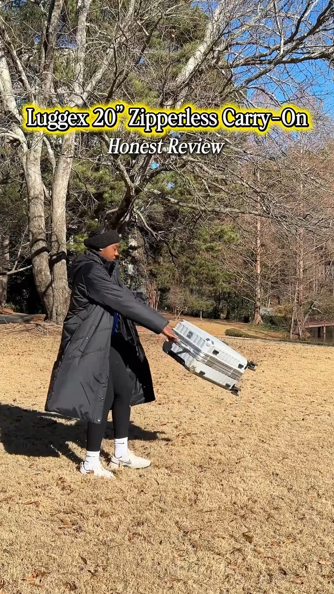 Honest luggage review of the Luggex Zipperless 20” suitcase 

#LTKActive #LTKTravel #LTKOver40