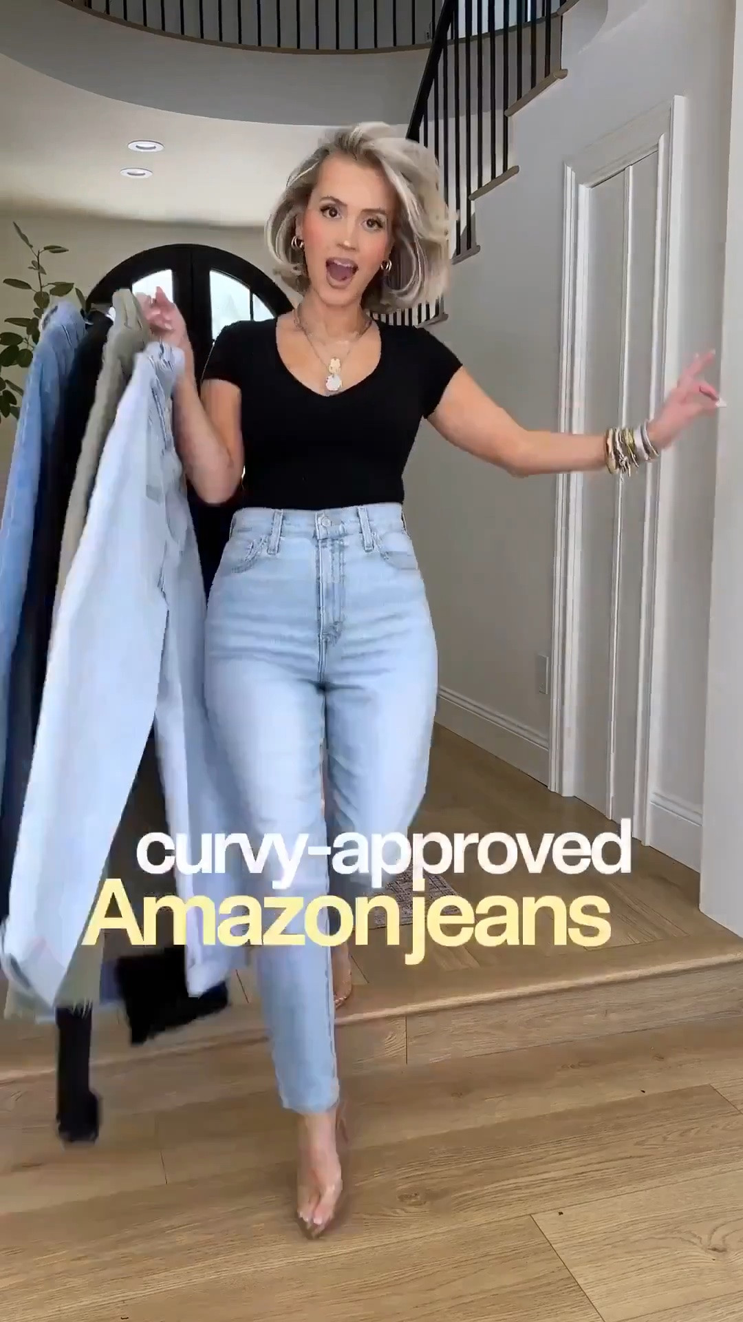Curvy & petite approved stretch jeans from Amazon! 🙌🏼🔥🌶️ i’m wearing a size small or size 4

#LTKgrwm #LTKootd #LTKU