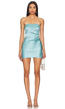 Bec + Bridge Symone Strapless Mini Dress in Sea Spray from Revolve.com | Revolve Clothing (Global)