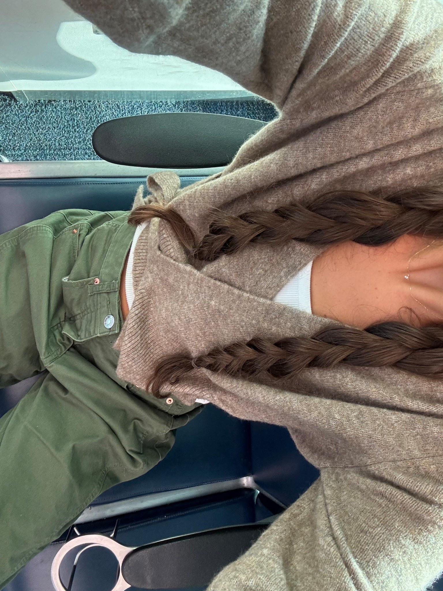 comfy airport look - 25 in the pants and an xs in the sweater! 

#LTKNYFW #LTKSeasonal #LTKTravel