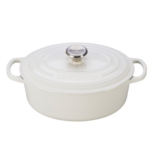 Le Creuset Signature Oval Dutch Oven, 2 3/4-Qt., White | Williams-Sonoma