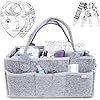 Parker Baby Diaper Caddy - Nursery Storage Bin and Car Organizer for Diapers and Baby Wipes | Amazon (US)