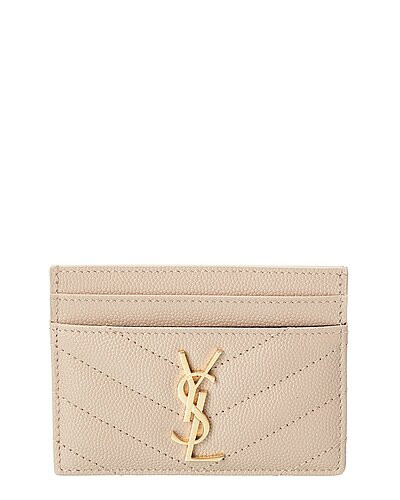 Monogram Matelasse Leather Card Holder | Gilt & Gilt City