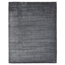 Solo Rugs Cordi Modern Dark Grey Solid Rug - 5'x8' | Kathy Kuo Home