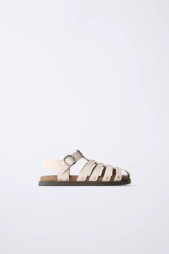 STUDDED FISHERMAN SANDALS | Zara US