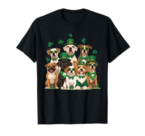St Patricks Pawtricks Day Dogs Saint Pattys Men Women Kids T-Shirt | Amazon (US)