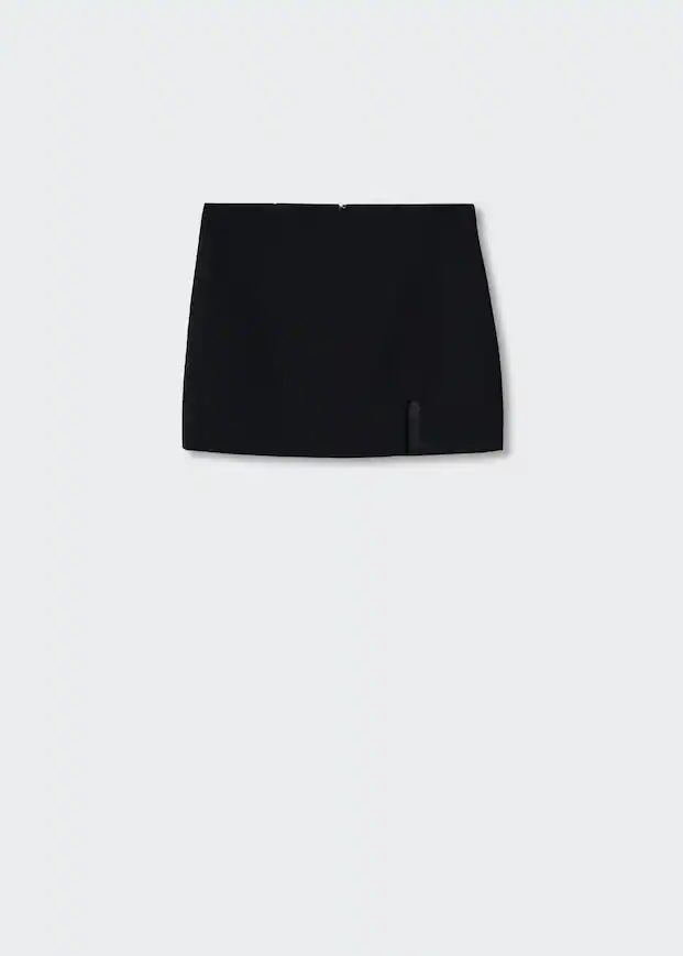 Slit hem skirt -  Women | Mango United Kingdom | MANGO (UK)