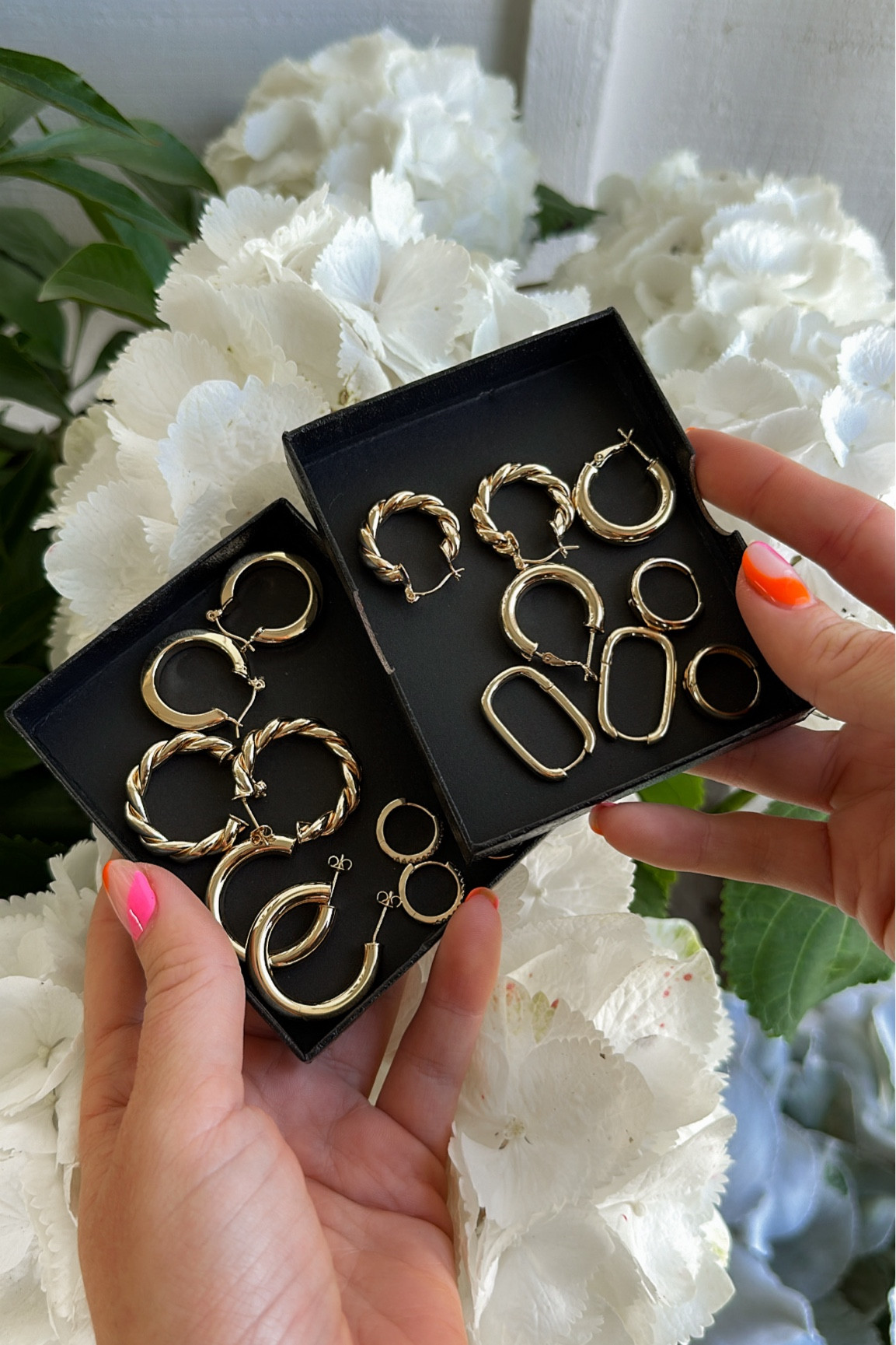 New earring set! So excited about all the different sizes and shapes! 

#LTKfindsunder100 #LTKfindsunder50