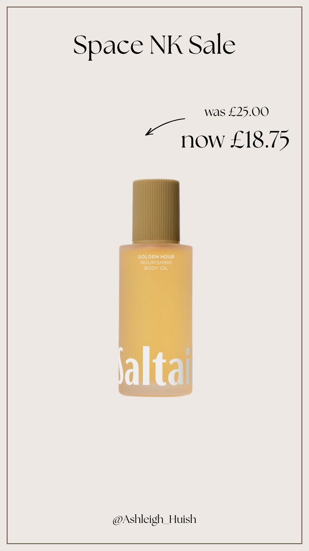Space NK Sale, Saltair Golden Hour Body Oil 

 #LTKCyberWeek #LTKuk #LTKsale
