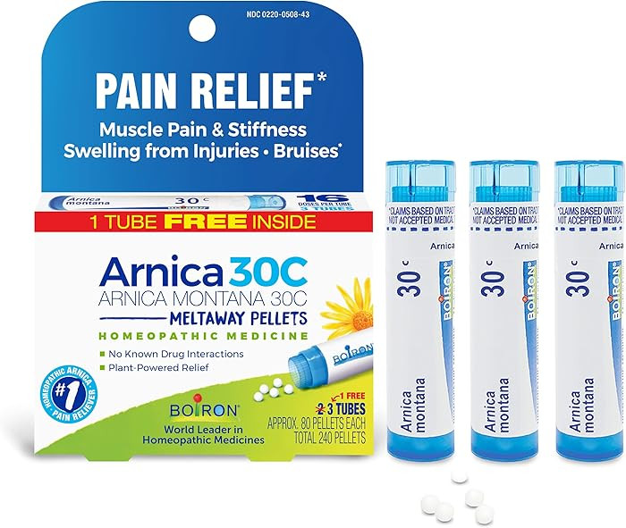 Boiron Arnica Montana 30C Homeopathic Medicine for Relief from Muscle Pain, Muscle Stiffness, Swe... | Amazon (US)