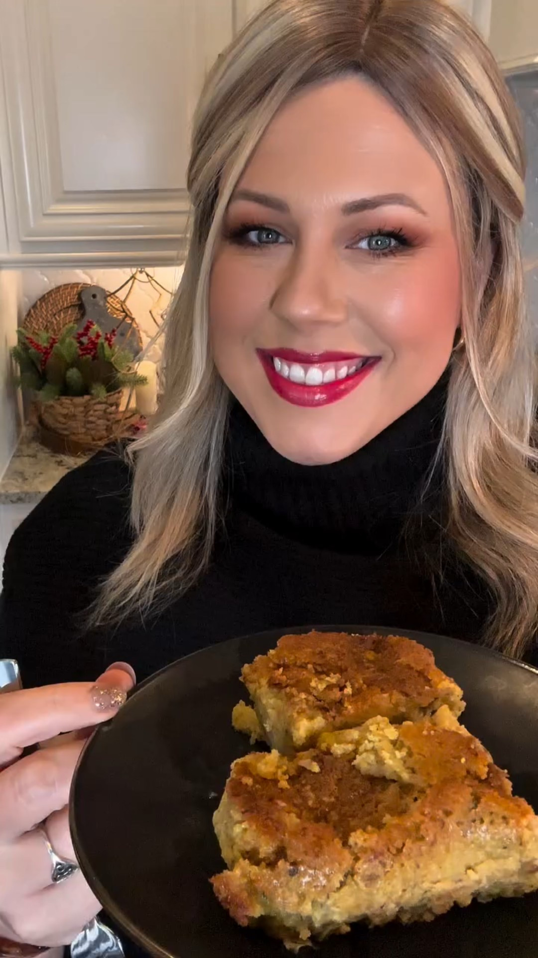 It’s time we settle the debate once and for all… dressing or stuffing? Around here, my Mama always said if it doesn’t go in the bird, it’s dressing. And this Traditional Southern Cornbread Dressing is the one dish that absolutely belongs on every Southern Thanksgiving table.

Never from a box, always homemade, and always the first thing everyone scoops onto their plate.

If you haven’t had true Southern dressing every year of your life, now’s the perfect time to start the tradition.

INGREDIENTS
 • 1 large pan of cornbread (i use 2 packs of @jiffymixes 
 • 1/2 stick (4 tbsp) butter
 • 1 medium onion, diced
 • 3–4 celery stalks, diced
 • 1 carrot, diced into very fine pieces 
 • 2 cups shredded chicken
 • 2 jars @heinz turkey gravy mix
 • 2–3 cups chicken broth (add more if it looks dry)
 • 5–6 tablespoons sage (yes… tablespoons)
 • 1 tablespoon poultry seasoning 
 • 1 cup heavy whipping cream 
 • 1 tablespoon @tastefullysimpleinc Garlic Garlic seasoning
 • Salt and pepper to taste
 • 1 egg (mix in right before baking)

INSTRUCTIONS
Preheat oven to 375.Melt the butter in a skillet and sauté onion and celery and carrots until soft and fragrant.In a large bowl, crumble the cornbread.Add the sautéed veggies, shredded chicken, both jars of turkey gravy mix, and enough chicken broth for a moist but not soupy texture.Season with sage, Garlic Garlic seasoning, salt, and pepper. Then add your heavy cream to the mixture. Right before baking, mix in one egg to help bind everything together.Transfer to a baking dish, cover with foil, and bake at 375 for 50 minutes.Uncover for the last few minutes if you want a more golden top.

This is the Southern dressing your holiday table has been missing. 🧡🍽️

#thanksgiving #thanksgivingrecipes #cornbreaddressing #southerndressing #holidayrecipes #thanksgivingsides