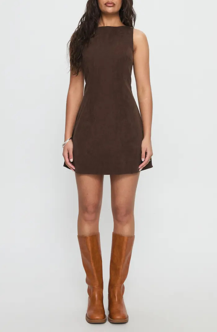 Alfalfa Sleeveless Corduroy Minidress | Nordstrom