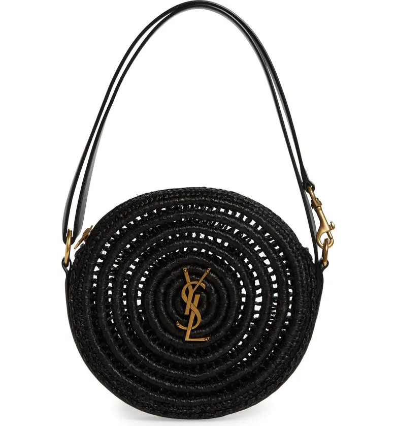 Woven Raffia Round Camera Bag | Nordstrom