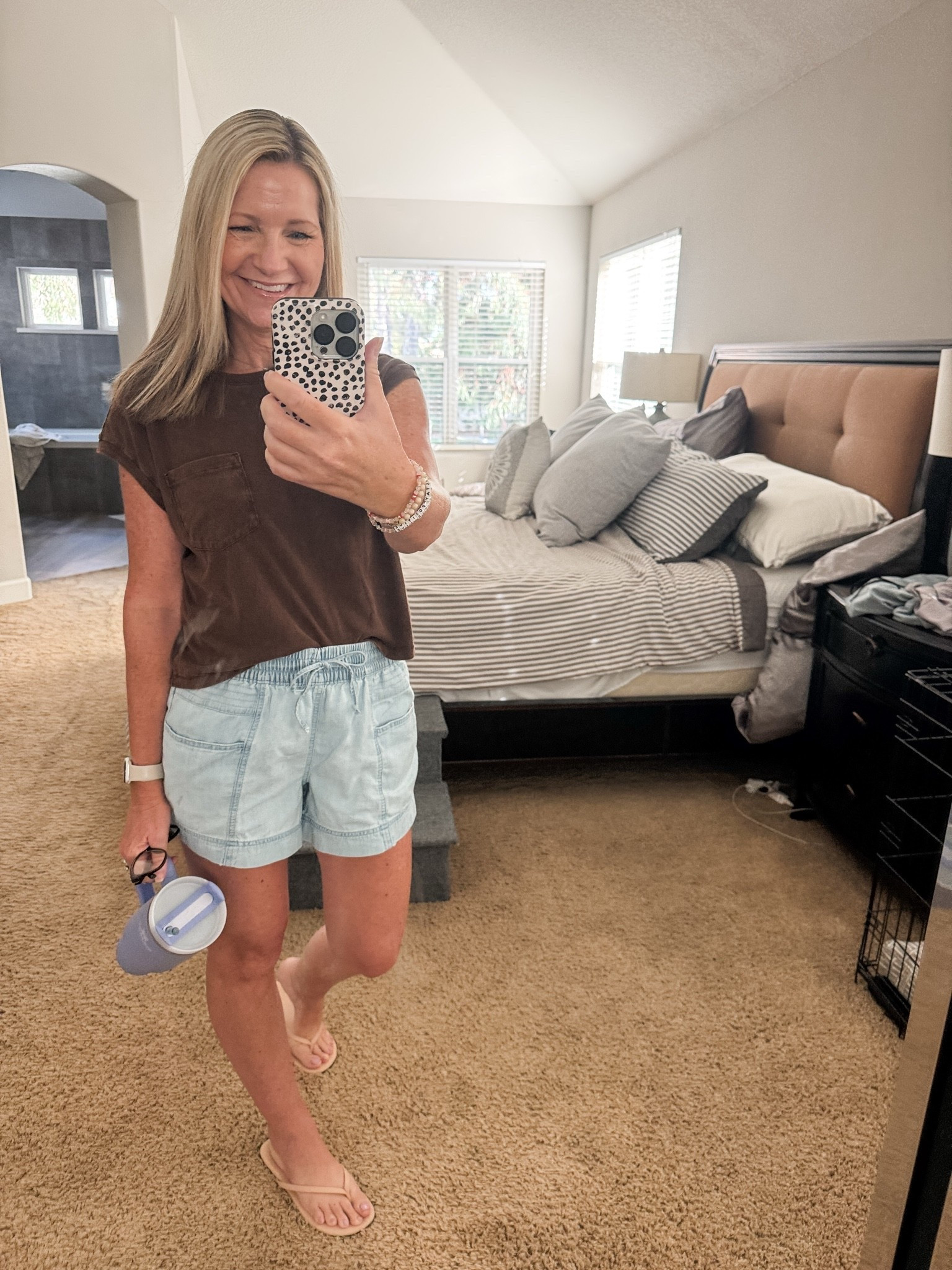 Work from home on a Friday means comfy and cozy especially in the heat. This picket tee from Target has been one of my favorites lately. It comes in two other color options as well. 

My Aerie shorts are sold out but linked some cute drawstring options on sale.

#LTKootd #LTKSeasonal #LTKOver40