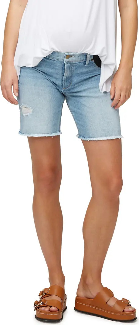Nom Maternity Montauk Maternity Denim Shorts | Nordstrom | Nordstrom