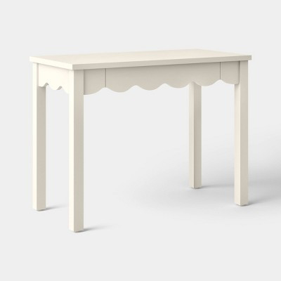 Wavy Scallop Desk Ivory - Room Essentials™ | Target