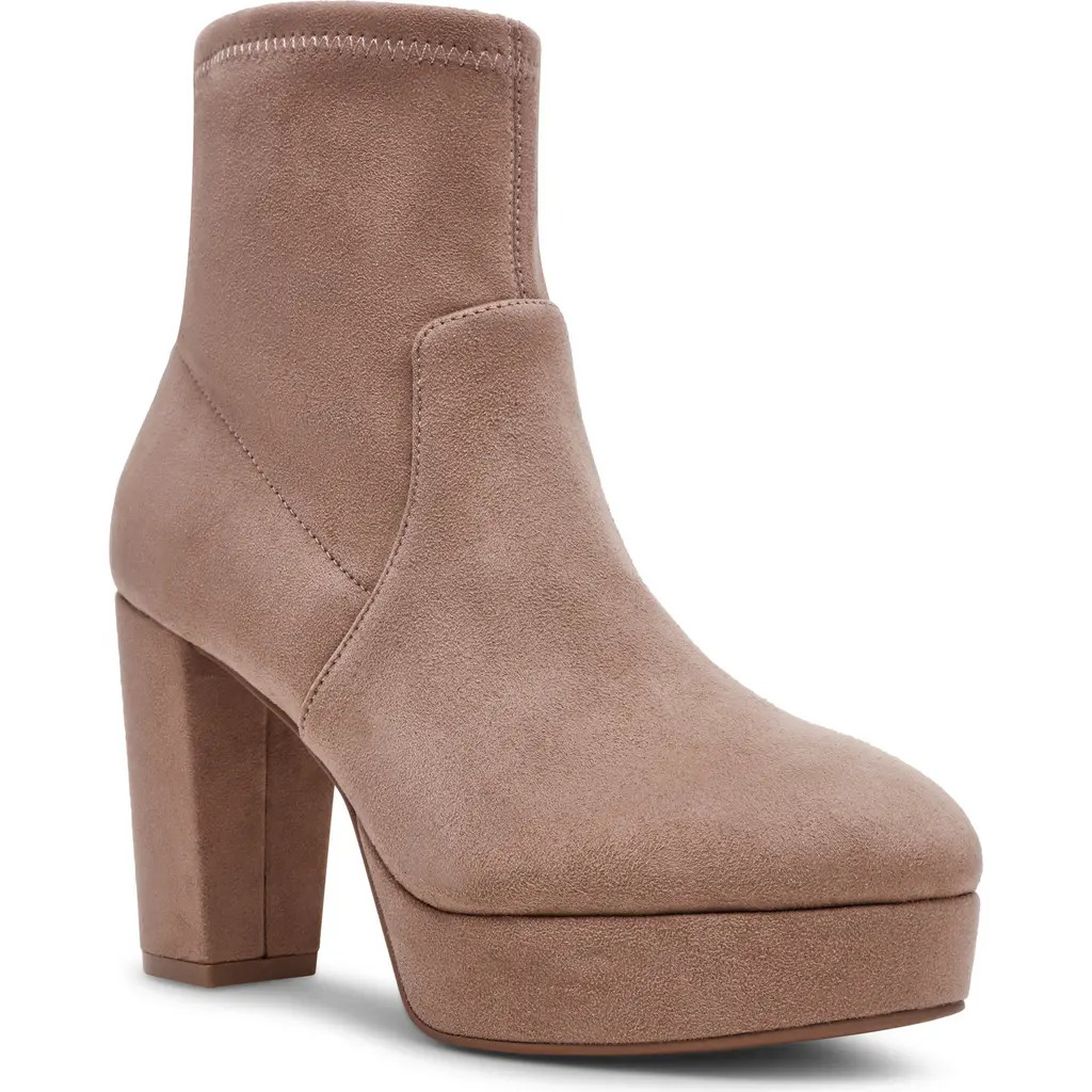 Anne Klein Volt Platform Bootie in Sand Suede at Nordstrom Rack, Size 7 | Nordstrom Rack