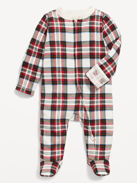 2-Way-Zip Printed Sleep &amp;amp; Play Footed One-Piece for Baby | Old Navy (US)