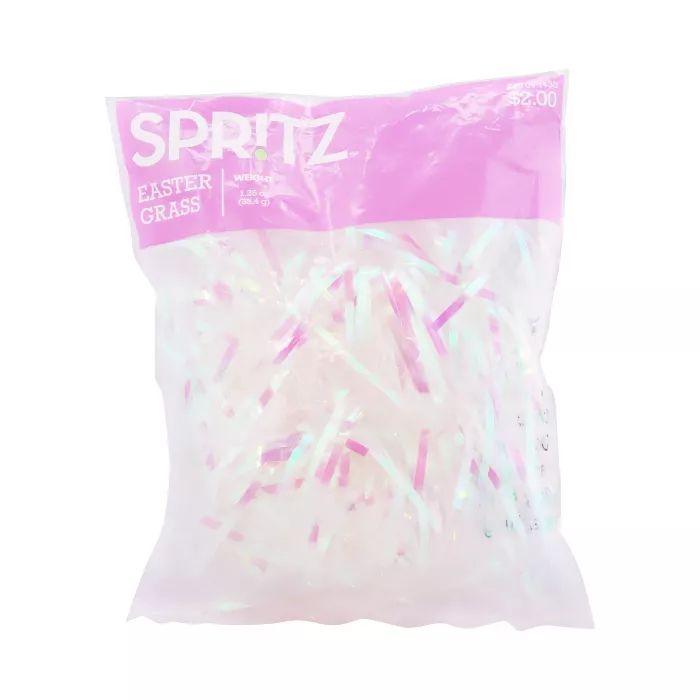 Target/Party Supplies/Gift Wrap, Bags & Accessories‎1.25oz Iridescent Easter Grass Clear - Spri... | Target