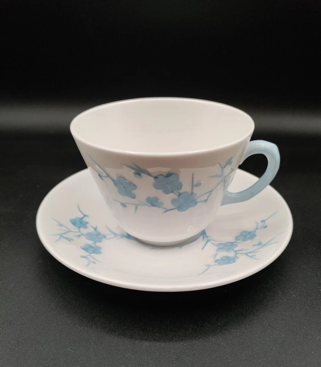 Vintage Spode Copeland Cups & Saucers Geisha Light Blue - Etsy | Etsy (US)