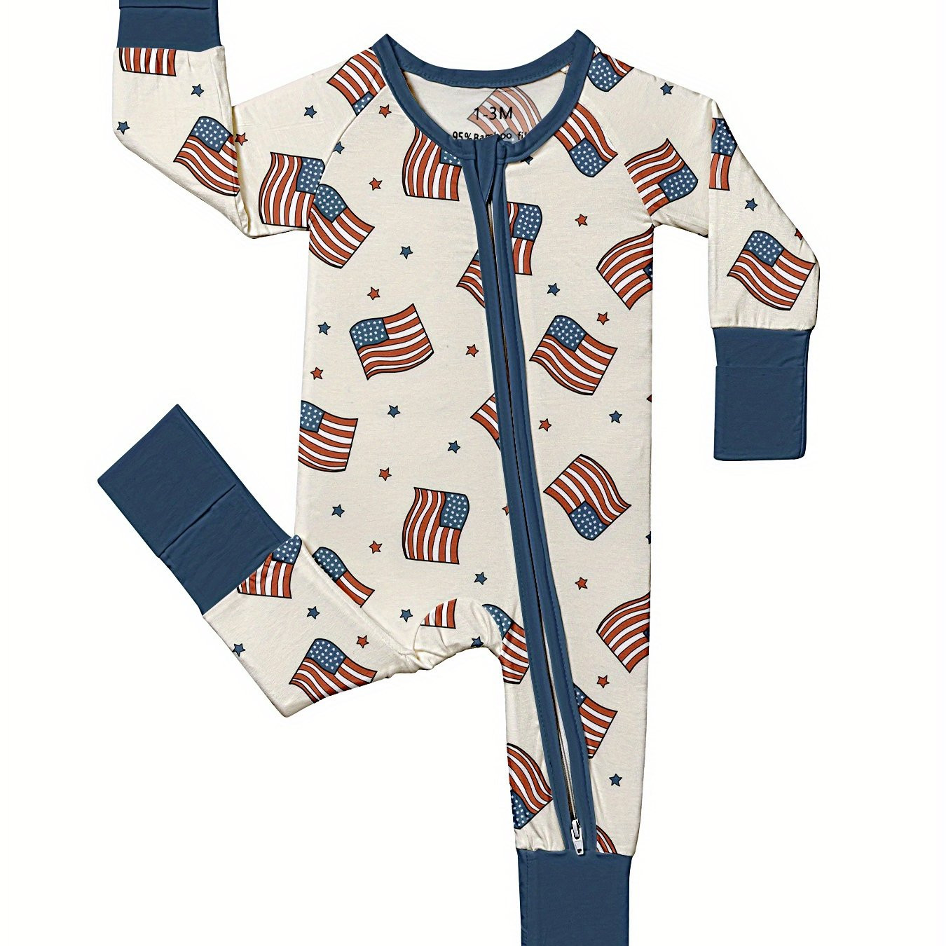 zippered jumpsuit] newborn baby boy bamboo fiber zip onesie - Temu | Temu Affiliate Program