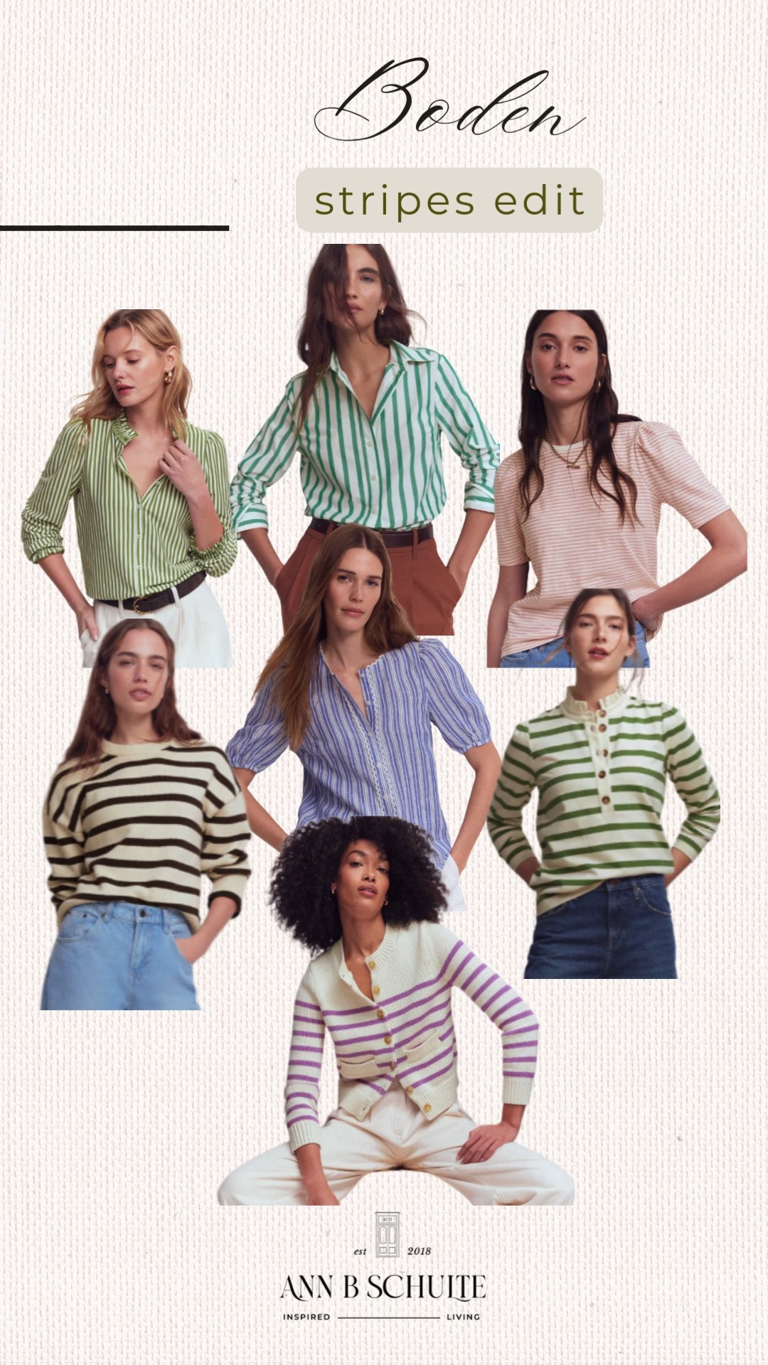 Boden’s stripes edit just landed and it’s giving timeless with a twist. Bold, breezy, and effortlessly fun basically spring in outfit form. 💙⚓🌼
#BodenStyle #StripesEdit #SpringFashion #ChicBasics #OOTDInspo #WardrobeRefresh #EverydayStyle #FashionFavorites #PatternPlay #StyleEdit 

 #LTKootd