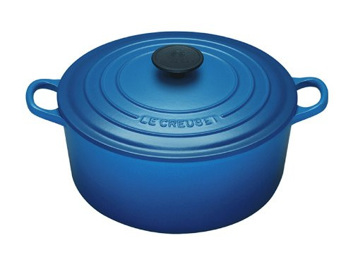 Le Creuset Signature Enameled Cast-Iron 4-1/2-Quart Round French (Dutch) Oven, Marseille | Amazon (US)