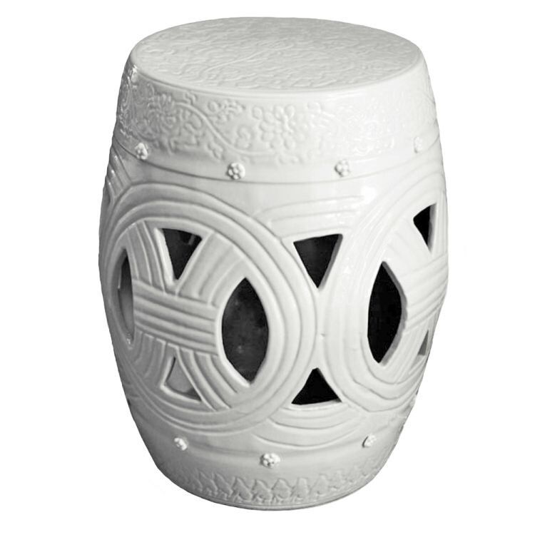 Carved Rope Garden Stool | Bed Bath & Beyond