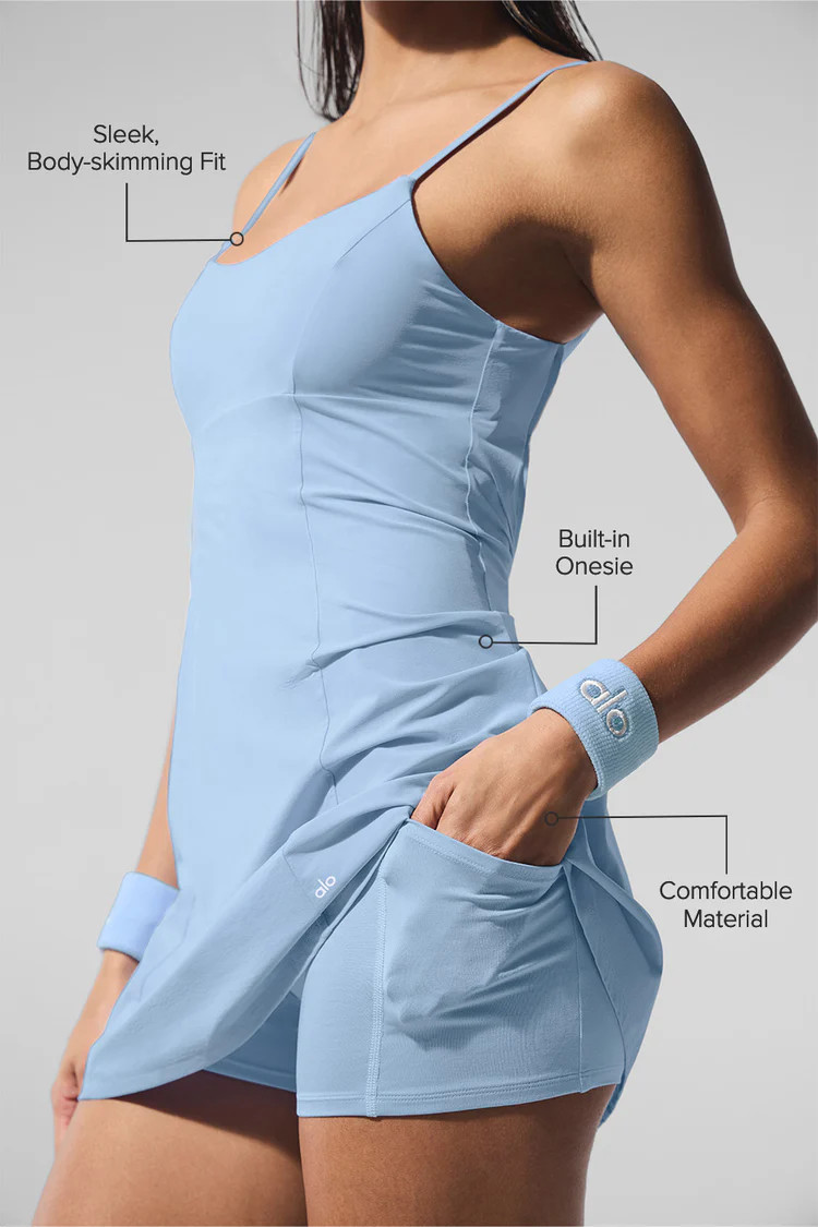 Breezy Tennis Dress - Seashell Blue | Alo Yoga (US)